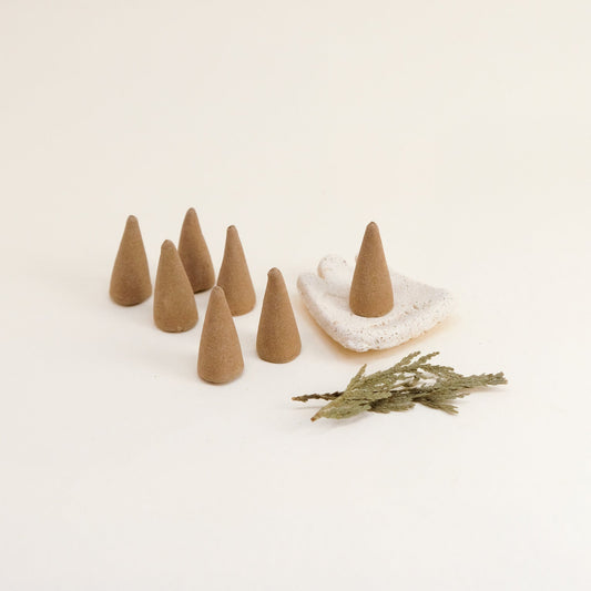 Cedarwood Inscense Cones Set