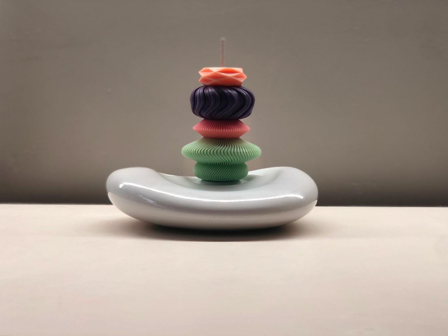 MINDFUL CANDLE SET WITH PLATE
