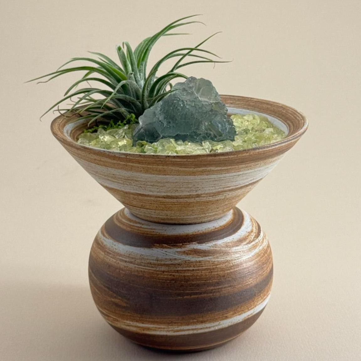 Elemental Crystal Bonsai |Wood