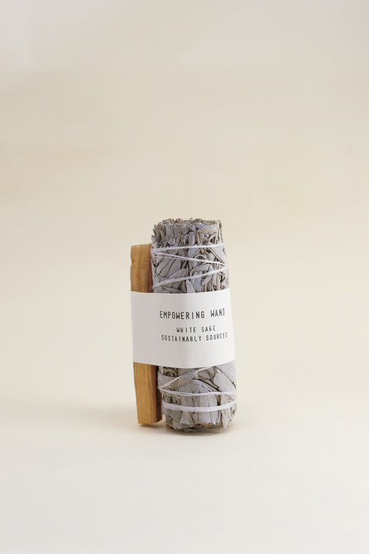 EMPOWERING WAND | White sage + Palo santo